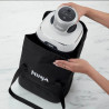 Friteuză cu aer cald 4-în-1 Ninja CRISPi FN102EU, 1700 W, 3,8 + 1,4 l, 70-185 °C, TempWare, plăci ceramice, fără PFAS, design portabil, alb