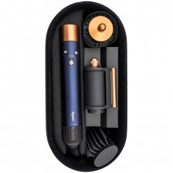 Ondulator de par Dyson 107163-01 HS08 Airwrap i.d.™ T1/T2 PBu/RCo Straight + Wavy, 1300 W, 13,5 l/s, Ondulare automata, Ionizare, 3 viteze, 3 temperaturi, Bluetooth, Bleumarin/Cupru