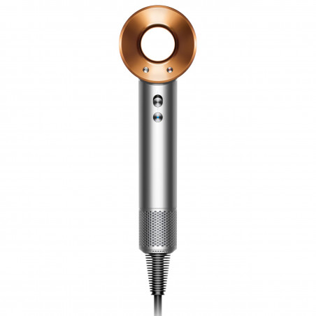 Uscător de păr Dyson Supersonic Origin HD07 Ni/Cop 107830-01, 1600 W, 3 viteze, 4 niveluri de temperatură, 110 000 rpm, ionizare, Air Multiplier, culoare nichel/cupru