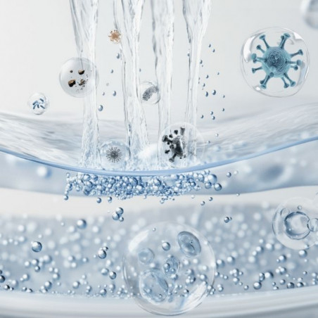 Filtru Pre-RO pentru NatureFlow F4 Ultra, Osmoză inversă, Filtrare preliminară, Cărbune activ, Bumbac PP, NSF 42, Fără BPA, Alb