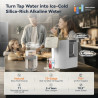 Sistem de purificare a apei NatureFlow Y6 Ultra, 5 litri, apă caldă și rece, filtrare în 10 etape, osmoză inversă, alb/auriu