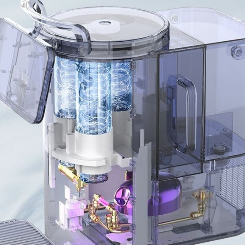 Filtru RO de calitate aerospațială pentru NatureFlow F4, osmoză inversă, elimină plumbul, virusurile și altele, fără BPA, alb