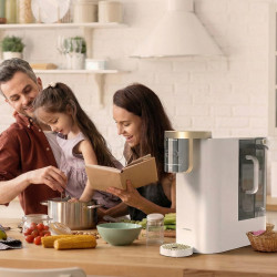 Sistem de purificare a apei NatureFlow F4, până la 4000 l, osmoză inversă alcalină, apă caldă instantanee, pH 9,5, ecran tactil, alb