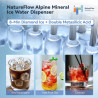 Sistem de purificare a apei NatureFlow I4, 4,8 litri, apă rece și cuburi de gheață, filtrare în 10 etape, osmoză inversă, alb/gri