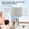 Sistem de purificare a apei NatureFlow I4, 4,8 litri, apă rece și cuburi de gheață, filtrare în 10 etape, osmoză inversă, alb/gri
