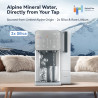 Sistem de purificare a apei NatureFlow I4, 4,8 litri, apă rece și cuburi de gheață, filtrare în 10 etape, osmoză inversă, alb/gri