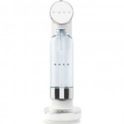 Aparat de sodă SMEG Collezione SKC01WHM, 800 ml, CO2, supapă de siguranță, tavă de scurgere, acționare manuală, alb mat