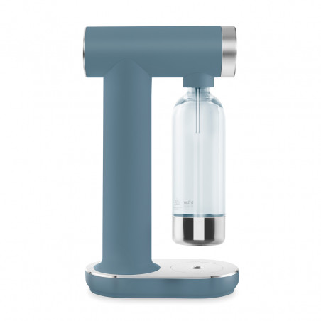 Aparat de sodă SMEG Collezione SKC01SBM, 800 ml, CO2, supapă de siguranță, tavă de scurgere, acționare manuală, albastru