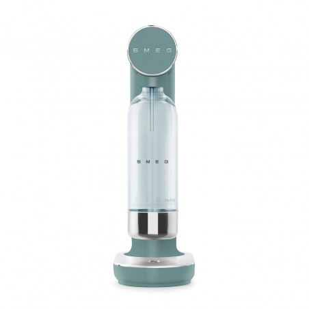 Aparat de sodă SMEG Collezione SKC01EGM, 800 ml, CO2, supapă de siguranță, tavă de scurgere, acționare manuală, verde
