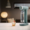 Aparat de sodă SMEG Collezione SKC01EGM, 800 ml, CO2, supapă de siguranță, tavă de scurgere, acționare manuală, verde