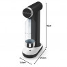 Aparat de sodă SMEG Collezione SKC01BLM, 800 ml, CO2, supapă de siguranță, tavă de scurgere, acționare manuală, negru mat