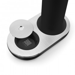 Aparat de sodă SMEG Collezione SKC01BLM, 800 ml, CO2, supapă de siguranță, tavă de scurgere, acționare manuală, negru mat