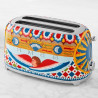 Prăjitor de pâine SMEG Dolce & Gabbana Sicily is my Love! TSF02DGEU, 1500 W, 4 felii, 6 niveluri, Tava pentru firimituri, Cablu integrat, Oțel inoxidabil, Multicolor