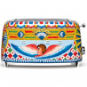 Prăjitor de pâine SMEG Dolce & Gabbana Sicily is my Love! TSF02DGEU, 1500 W, 4 felii, 6 niveluri, Tava pentru firimituri, Cablu integrat, Oțel inoxidabil, Multicolor