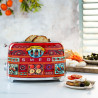 Prăjitor de pâine SMEG Dolce & Gabbana Sicily is my Love! TSF01DGEU, 950 W, 2 felii, 6 niveluri, Tava pentru firimituri, Cablu integrat, Oțel inoxidabil, Multicolor
