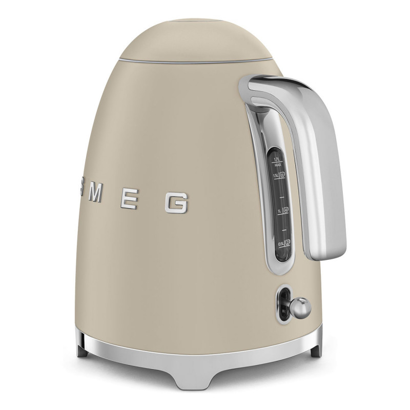 Ceainic electric SMEG KLF03MLMEU, 2400 W, 1,7 l, bază rotativă la 360°, finisaj mat, lumină lunară