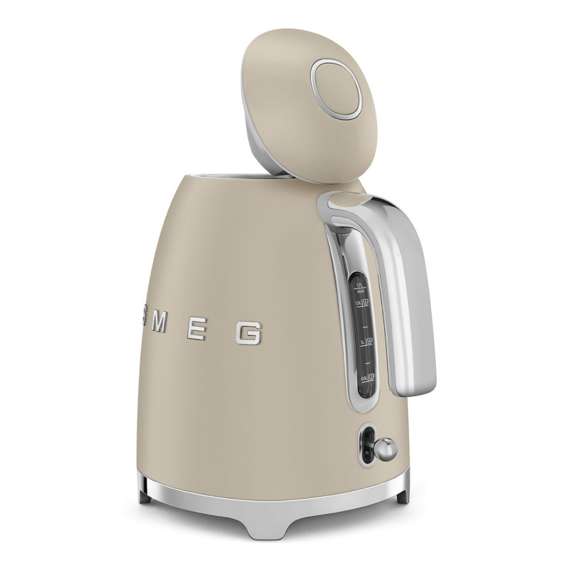 Ceainic electric SMEG KLF03MLMEU, 2400 W, 1,7 l, bază rotativă la 360°, finisaj mat, lumină lunară