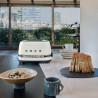 Prăjitor de pâine SMEG 50's Style Porsche TSF01PCWEU, 950 W, 2 felii, 6 niveluri, Tava pentru firimituri, Cablu integrat, Oțel inoxidabil, Alb