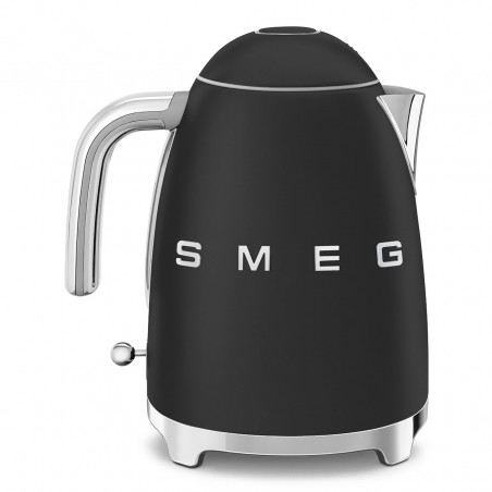 Ceainic electric SMEG KLF03BLMEU, 2400 W, 1,7 l, bază rotativă la 360°, finisaj mat, negru