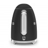 Ceainic electric SMEG KLF03BLMEU, 2400 W, 1,7 l, bază rotativă la 360°, finisaj mat, negru