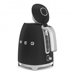 Ceainic electric SMEG KLF03BLMEU, 2400 W, 1,7 l, bază rotativă la 360°, finisaj mat, negru