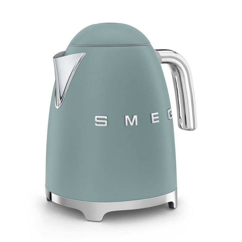 Ceainic electric SMEG KLF03EGMEU, 2400 W, 1,7 l, bază rotativă la 360°, finisaj mat, verde smarald