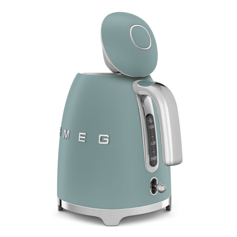 Ceainic electric SMEG KLF03EGMEU, 2400 W, 1,7 l, bază rotativă la 360°, finisaj mat, verde smarald