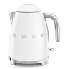 Ceainic electric SMEG KLF03WHMEU, 2400 W, 1,7 l, bază rotativă la 360°, finisaj mat, alb