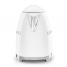 Ceainic electric SMEG KLF03WHMEU, 2400 W, 1,7 l, bază rotativă la 360°, finisaj mat, alb