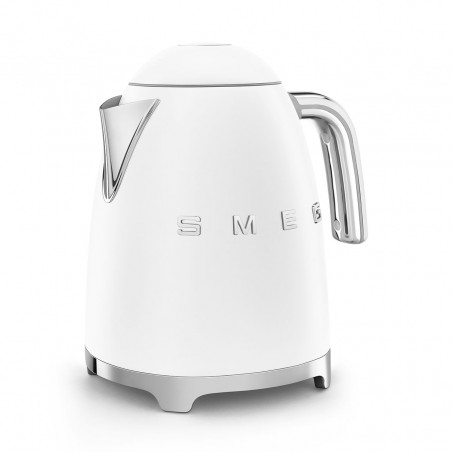 Ceainic electric SMEG KLF03WHMEU, 2400 W, 1,7 l, bază rotativă la 360°, finisaj mat, alb