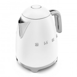 Ceainic electric SMEG KLF03WHMEU, 2400 W, 1,7 l, bază rotativă la 360°, finisaj mat, alb