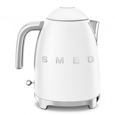 Ceainic electric SMEG KLF03WHMEU, 2400 W, 1,7 l, bază rotativă la 360°, finisaj mat, alb