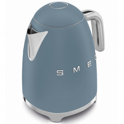Ceainic electric SMEG KLF03SBMEU, 2400 W, 1,7 l, bază rotativă la 360°, finisaj mat, albastru furtunos
