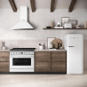 Prăjitor de pâine SMEG 50's Style TSF01WHEU, 950 W, 2 felii, 6 niveluri, Tava pentru firimituri, Cablu integrat, Oțel inoxidabil, Alb