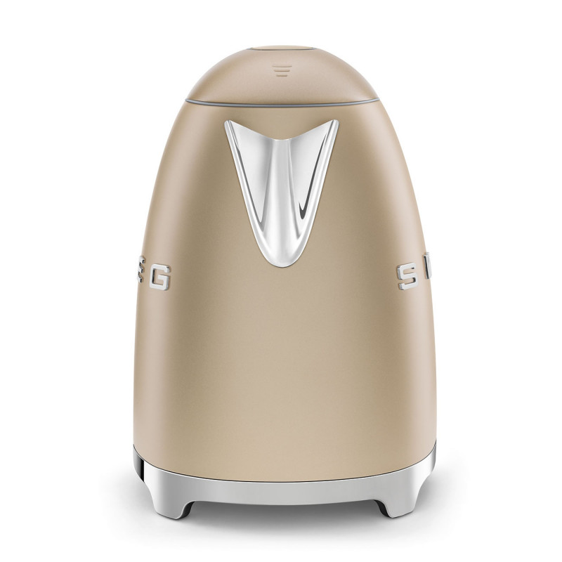Ceainic electric SMEG KLF03CHMEU, 2400 W, 1,7 l, bază rotativă la 360°, finisaj mat, culoare șampanie
