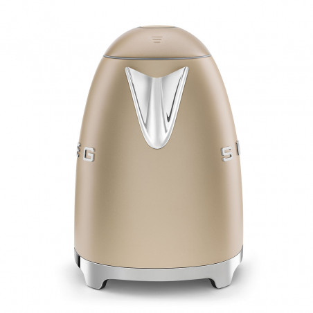 Ceainic electric SMEG KLF03CHMEU, 2400 W, 1,7 l, bază rotativă la 360°, finisaj mat, culoare șampanie