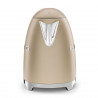 Ceainic electric SMEG KLF03CHMEU, 2400 W, 1,7 l, bază rotativă la 360°, finisaj mat, culoare șampanie