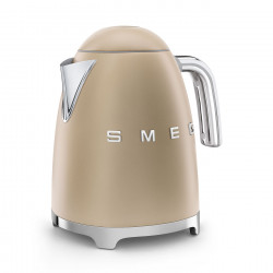 Ceainic electric SMEG KLF03CHMEU, 2400 W, 1,7 l, bază rotativă la 360°, finisaj mat, culoare șampanie