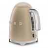 Ceainic electric SMEG KLF03CHMEU, 2400 W, 1,7 l, bază rotativă la 360°, finisaj mat, culoare șampanie