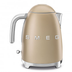 Ceainic electric SMEG KLF03CHMEU, 2400 W, 1,7 l, bază rotativă la 360°, finisaj mat, culoare șampanie