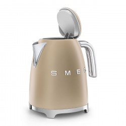 Ceainic electric SMEG KLF03CHMEU, 2400 W, 1,7 l, bază rotativă la 360°, finisaj mat, culoare șampanie