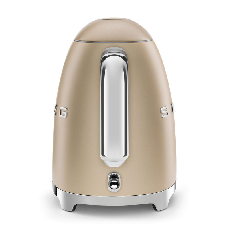 Ceainic electric SMEG KLF03CHMEU, 2400 W, 1,7 l, bază rotativă la 360°, finisaj mat, culoare șampanie