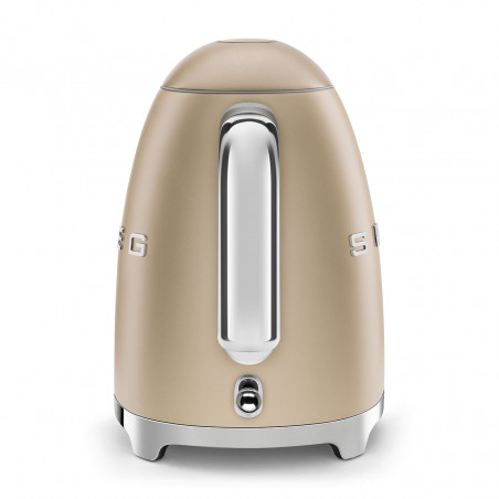 Ceainic electric SMEG KLF03CHMEU, 2400 W, 1,7 l, bază rotativă la 360°, finisaj mat, culoare șampanie