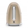 Ceainic electric SMEG KLF03CHMEU, 2400 W, 1,7 l, bază rotativă la 360°, finisaj mat, culoare șampanie