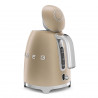 Ceainic electric SMEG KLF03CHMEU, 2400 W, 1,7 l, bază rotativă la 360°, finisaj mat, culoare șampanie