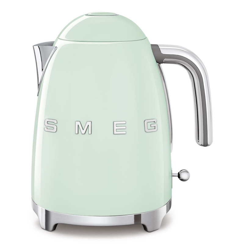 Ceainic electric SMEG KLF03PGEU, 2400 W, 1,7 l, bază rotativă la 360°, finisaj lucios, verde pastel
