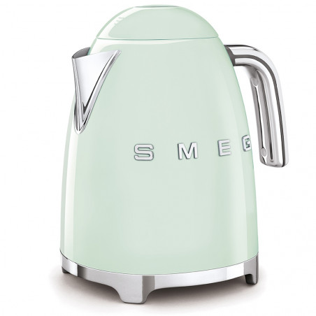 Ceainic electric SMEG KLF03PGEU, 2400 W, 1,7 l, bază rotativă la 360°, finisaj lucios, verde pastel