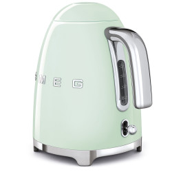 Ceainic electric SMEG KLF03PGEU, 2400 W, 1,7 l, bază rotativă la 360°, finisaj lucios, verde pastel