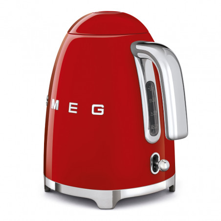 Ceainic electric SMEG KLF03RDEU, 2400 W, 1,7 l, bază rotativă la 360°, finisaj lucios, roșu