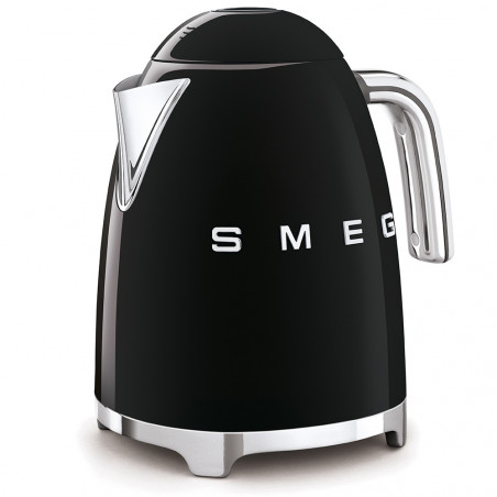 Ceainic electric SMEG KLF03BLEU, 2400 W, 1,7 l, bază rotativă la 360°, finisaj lucios, negru